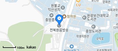 전북원음방송 위치 지도